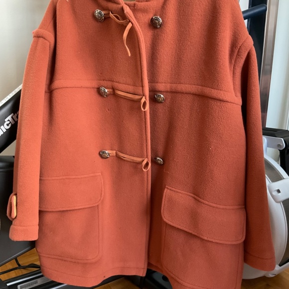 Vintage Eighties Benetton Wool Pea Coat - Picture 6 of 8